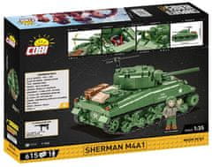 Cobi COBI 3044 COH Sherman M4A1, 1:35, 615 k, 1 f