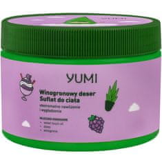 Yumi Grape Dessert Body Souffle - intenzivně hydratační a vyhlazující tělové máslo, dokonale vyhlazuje pokožku, zklidňuje podráždění, 300ml