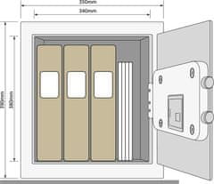 Yale Sejf Yale Value Large YSV/390/DB1