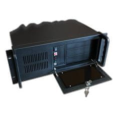 DATACOM 19" Case IPC 4U/585mm Černý bez PSU