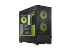 Fractal Design Pop Air RGB Green Core TG Clear Tint/Midi Tower/Transpar./Černá a zelená