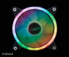 Akasa přídavný ventilátor Vegas R7 LED 12 cm RGB