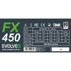 Evolveo FX 450/450W/ATX/80PLUS 230V EU/Bulk