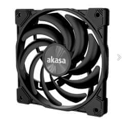 Akasa přídavný ventilátor 12 cm Alucia XS12 černý