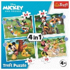 Trefl Puzzle Cool den Micky 4v1