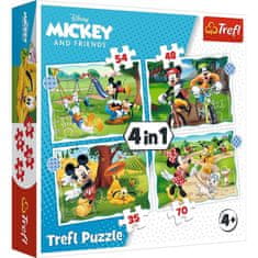 Trefl Puzzle Cool den Micky 4v1