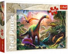 Trefl Puzzle 100 ks. - Svět dinosaurů - 16277