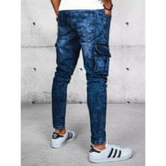 Dstreet Pánské kalhoty džínové R23 modré ux3938 s31