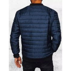 Dstreet Pánská bunda prošívaná bomber W10 tmavě modrá tx4416 XXL