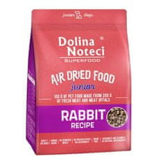 DOLINA NOTECI Superfood Junior Králičí Miska Sušené Krmivo Pro Psy 1kg