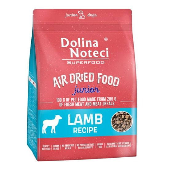 DOLINA NOTECI Superfood Junior Jehněčí Pokrm Sušené Krmivo Pro Psy 1kg