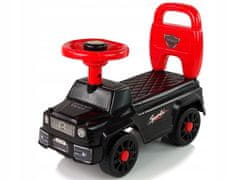 Lean-toys Auto Ride-on QX-5500- 2 klakson Opěradlo černé