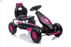 Lean-toys Pedál Go Kart G18 Pink