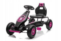 Lean-toys Pedál Go Kart G18 Pink