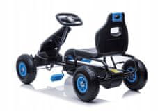 Lean-toys Pedálová motokára G18 modrá