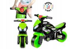 Lean-toys Green Balance Motorbike 5774