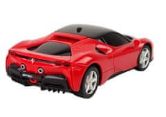 Lean-toys Auto R/C Ferrari SF90 Rastar 1:14 Red Pilot
