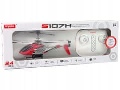 Lean-toys SYMA S107H RC vrtulník 2,4G červený