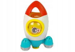 Lean-toys Vodní hračka do koupele raketové motory světle modrá