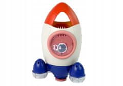 Lean-toys Vodní hračka do koupele raketa tmavě modrá