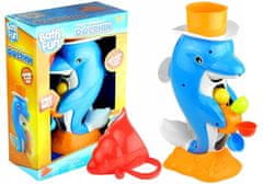 Lean-toys Hračka s delfínovými navijáky pro fontánu do vany