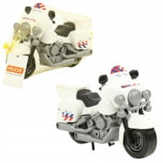 Lean-toys Policejní motor pro batole Polesie White 71682