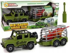 Lean-toys Auto Off-Road Transporter pro odšroubování DIY Green