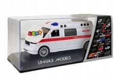 Lean-toys Ambulance Ambulance Powered Ambulance Siren Sound