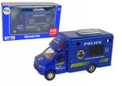 Lean-toys Auto Záchranné Vozidlo Policejní Hasičský Jednotka