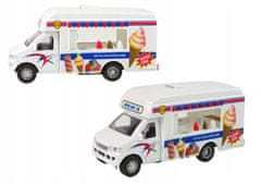 Lean-toys Prodejna zmrzliny Auto Camper Fast-Food Resoraki Drive Fr