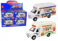 Lean-toys Prodejna zmrzliny Auto Camper Fast-Food Resoraki Drive Fr