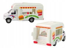 Lean-toys Prodejna zmrzliny Auto Camper Fast-Food Resoraki Drive Fr