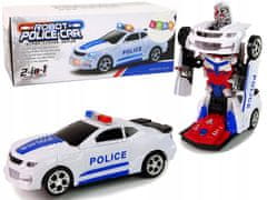 Lean-toys Policejní auto 2v1 Transformers Výstřely