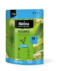 NATIVIA Adult mini - Duck&Rice kompletní krmivo pro psy malých plemen 1 kg
