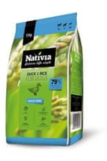NATIVIA Adult mini - Duck&Rice kompletní krmivo pro psy malých plemen 3 kg