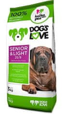 NATIVIA Dog´s love Senior&Light kompletní krmivo pro psy 3Kg