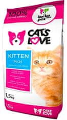 NATIVIA Cat´s love Kitten kompletní krmivo pro koťata 1,5Kg