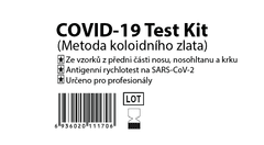 Singclean výtěrový antigenní rychlotest na COVID-19 koronavirus, 20 ks