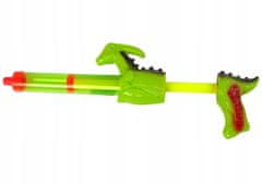 Lean-toys Vodní pistole 40 cm Dinosaur Green Garden Fun