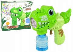 Lean-toys Dinosaur Green Liquid Bubble Machine