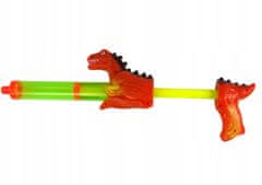 Lean-toys Vodní pistole 40 cm Dinosaur Red Toy O