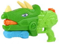 Lean-toys Vodní pistole Dinosaurus Triceratops 1330 ml Zelená