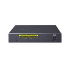 GSD-604HP PoE switch 1Gbps, 6xTP, 4xPoE 802.3at/af 30W/55W, fanless