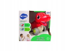 Lean-toys Dinosaurus Na Kolečkách T-Rex červená figurka