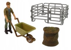 Lean-toys Velká sada figurek Farm Village Turecko Slepice Kohout Ta