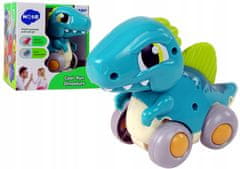 Lean-toys Dinosaurus na kolečkách Modrá figurka Spinosaura