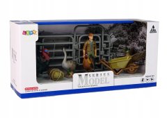 Lean-toys Velká sada figurek Farm Village Turecko Slepice Kohout Ta