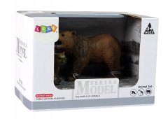 Lean-toys Sada 2 figurek medvěd grizzly s mládětem