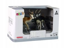Lean-toys Sada 2 figurek antilop Antilopy s Youngem