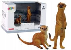 Lean-toys Sada 2 figurek Surikaty Meerkat Animals Saints